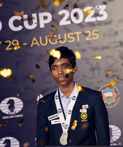 Your dedication and skill is inspiring': Netizens congratulate R  Praggnanandhaa for his runner-up finish at Chess World Cup 2023 -  BusinessToday